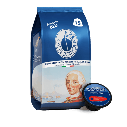 Dolce Gusto 90 capsule Borbone blu